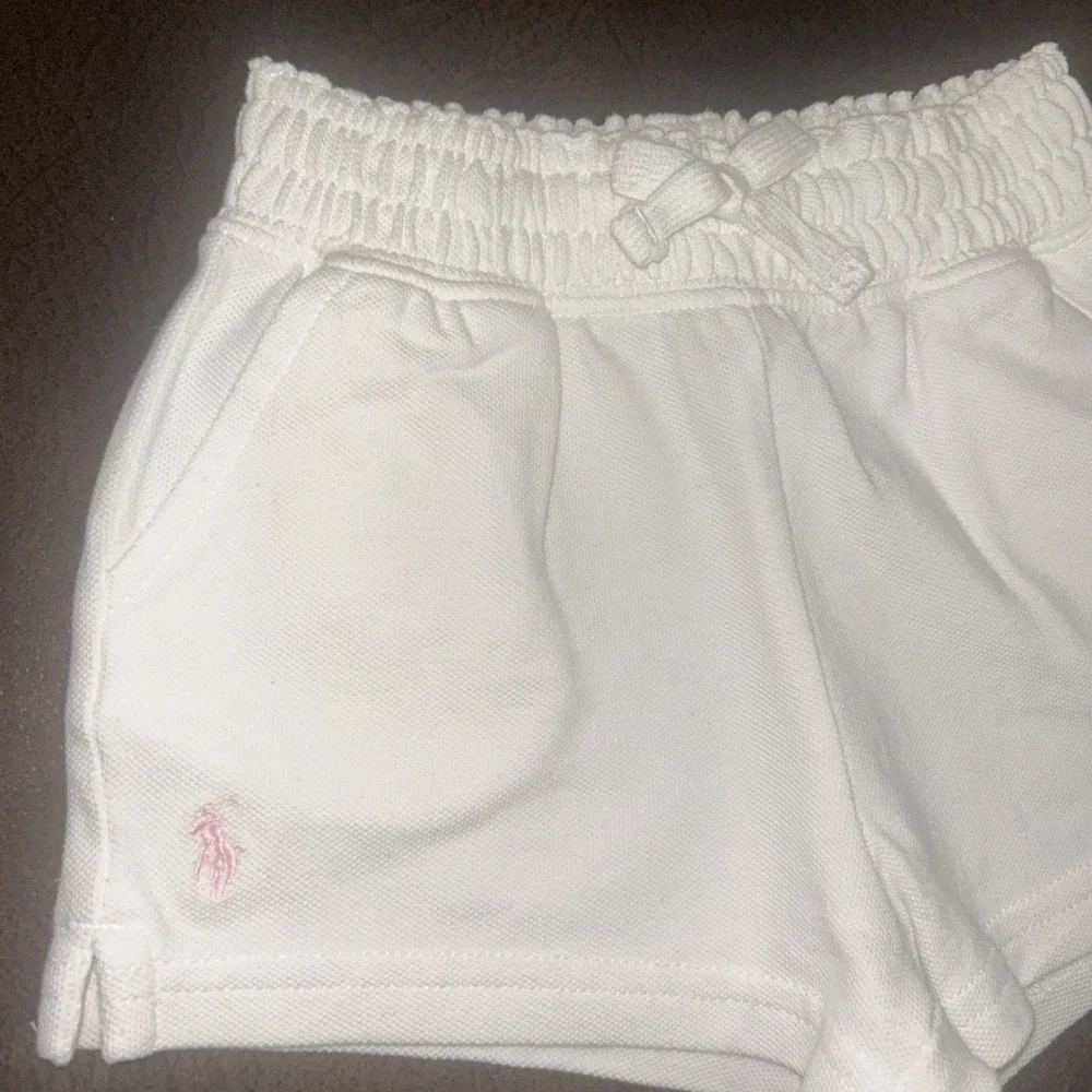 Polo Ralph Lauren Shirt Baby Girls 9M White Polo  Souvenir Paris & Shorts NWOT